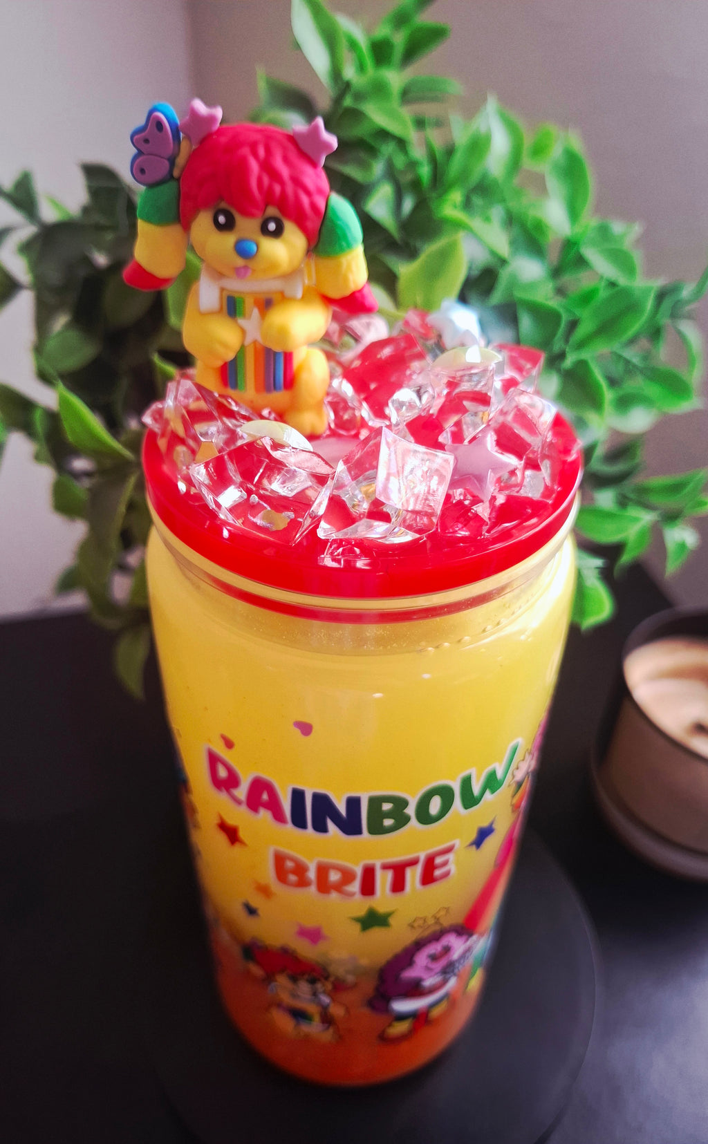 Rainbow Brite tapa decorada